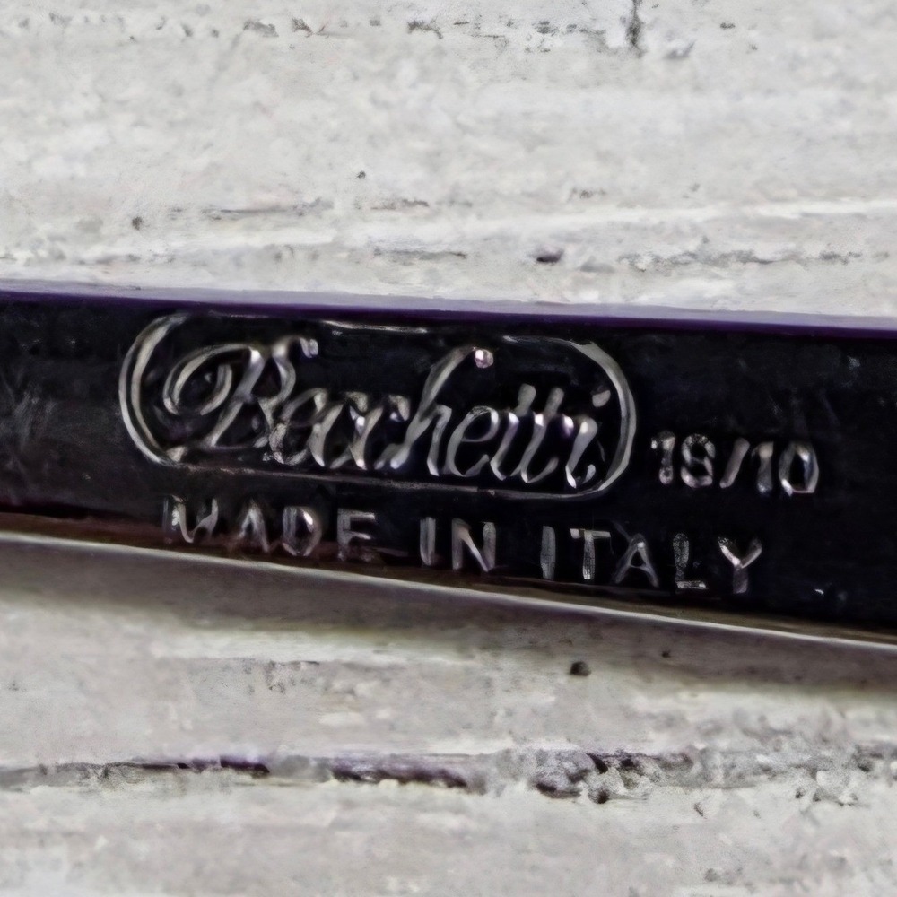 Becchetti Italy 18/10 Stainless Steel Fish Knives Set of 6 Silverware Flatware - Picture 5 of 11